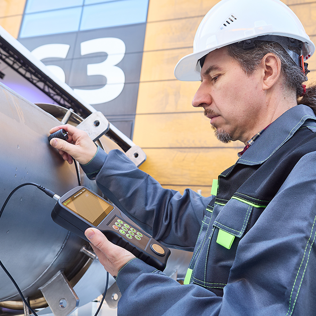 EM1501 超音波厚さ計 パルス電磁石付きトランスデューサで動作します。
EMA+圧電トランスデューサで動作します